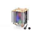 Cpu İşlemci Kule Tipi Soğutucu 500 Serisi Çift Fanlı 4 Bakır Borulu Rgb - Siyah ND2604