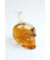 Crystal Head Kuru Kafa Cam Şişe Viski Likör Hediyelik Sürahi (1000 ML)