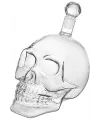 Crystal Head Kuru Kafa Cam Şişe Viski Likör Hediyelik Sürahi (550 ML)