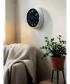 Cumhuriyet Işığı Beyaz Seri 36 Cm Metal Duvar Saati