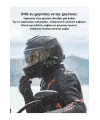 D2-6x 1000m Mesafeli 6 Kanallı İntercom Bluetooth Motosiklet Kask Kulaklığı İntercom Kulaklık