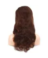 Dalgalı Front Lace Gerçek Tül Peruk - Açık Kahve - 60-65cm
