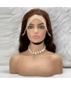 Dalgalı Front Lace Gerçek Tül Peruk - Açık Kahve - 70-75cm