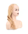 Dalgalı Front Lace Gerçek Tül Peruk - Altın Karamel - 60-65cm