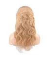 Dalgalı Front Lace Gerçek Tül Peruk - Altın Karamel - 60-65cm