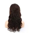 Dalgalı Front Lace Gerçek Tül Peruk - Koyu Kahve - 60-65cm