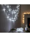 Damla Uçlu Beyaz Işık Şeffaf Kablo  10m 100 Led