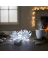 Damla Uçlu Beyaz Işık Şeffaf Kablo  10m 100 Led