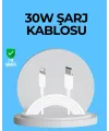 Dayanıklı Tpe Lightning Kablo – 30w Hızlı Şarj Ve Veri Transferi
