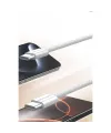 Dc130 2m 60w Type-c To Type-c Örgülü Hızlı Şarj Kablosu - Beyaz