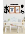 DECO103 Supermen Dekoratif Duvar Süsü Tablo Aksesuar Ahşap Tasarım Hediye Pano Sticker Seti
