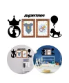 DECO103 Supermen Dekoratif Duvar Süsü Tablo Aksesuar Ahşap Tasarım Hediye Pano Sticker Seti