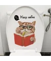 Decohandy Klozet Etiketi Keep Going Kedi