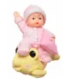 Decotown Hediyelik Sevimli Pembe Bebek Biblo Polyester Süs Eşyası