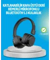 Deep Bass Destekli Kablosuz Katlanabilir Kulak Üstü Kulaklık
