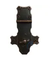 Dekoratif Anahtarlı Sandık Askısı - 40x65mm, Oksit, 1 Adet
