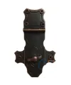 Dekoratif Anahtarlı Sandık Askısı - 40x65mm, Oksit, 1 Adet