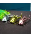 Dekoratif Metal Helikopter