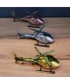 Dekoratif Metal Helikopter