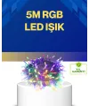 Dekoratif Peri Led 5 M 50 Ampullü Şeffaf Kablo Aydınlatma