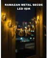 Dekoratif Ramazan Ay Işığı Secde Eden Adam Figürlü