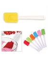 Dekoratif Renkli Silikon Spatula Pratik Sevimli Spatula Kaşık