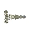 Dekoratif, Sac Tek Kuyruklu Menteşe - 40x68 Mm, Küçük, Nikel, 1 Adet