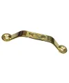 Dekoratif Zamak Kulp Dıştan - 64mm, Sarı, 100 Adet