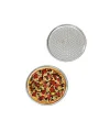 Delikli Çelik Pizza Ve Lahmacun Tepsisi Orta Boy -32  Cm