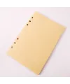 Deri Yaprak Desenli Çizgisiz Defter