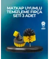 Derinlemesine Temizlik İçin Dayanıklı Kıllı Matkap Fırçası Başlığı