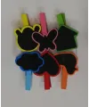 Desenli Notlu Mandal (6lı Set-10 Paket)