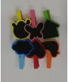 Desenli Notlu Mandal (6lı Set-10 Paket)