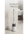 Deterjan Hazneli Esnek Silikon Başlıklı Tuvalet Fırçası