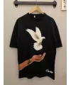 Dijital Baskılı T-Shirt - Siyah