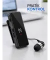 Dijital Ekranlı Bluetooth Kulaklık Tek Kulaklıklı Klipsli Kompakt Tasarım