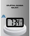 Dijital Masa Saati Sensörlü Aydınlatmalı Alarm Ve Sıcaklık Ölçerli