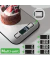 Dijital Mutfak Terazisi Paslanmaz Çelik Elektronik Lcd Ağırlık 5 Kg Ölçeklii Pişirme Ölçü Aleti