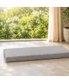 Dikdörtgen Blok Bank Minderi · 50 × 100 × 7 cm · Gri
