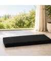Dikdörtgen Blok Bank Minderi · 50 × 100 × 7 cm · Siyah