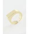 Dikdörtgen Metal Yüzük