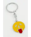 Dil Çıkaran Emoji Metal Anahtarlık