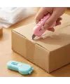 Dinozor Tasarımlı 2’li Mini Makas Ve Falçata Seti – Pratik Kargo Paket Açıcı Aparat