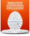 Dinozor Yumurtası Tasarımlı Projektörlü Gece Lambası