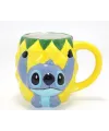 Disney Stitch Ananas Tasarımlı Kabartmalı Kupa Bardak