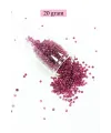 Dökme Cam Kum Boncuk (11/0) 2 mm - 20 Gram -  Mor - BNC005
