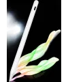 Dokunmatik Kalem Beyaz Şarjlı Yedek Uçlu Android Ve İos Uyumlu
