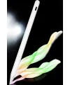 Dokunmatik Kalem Beyaz Şarjlı Yedek Uçlu Android Ve İos Uyumlu