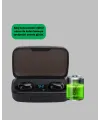 Dokunmatik Kontrollü Abs Malzemeli Bluetooth Kulaklık + Yüksek Kapasiteli Kutu