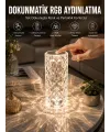 Dokunmatik Kristal Gece Lambası Hediyelik